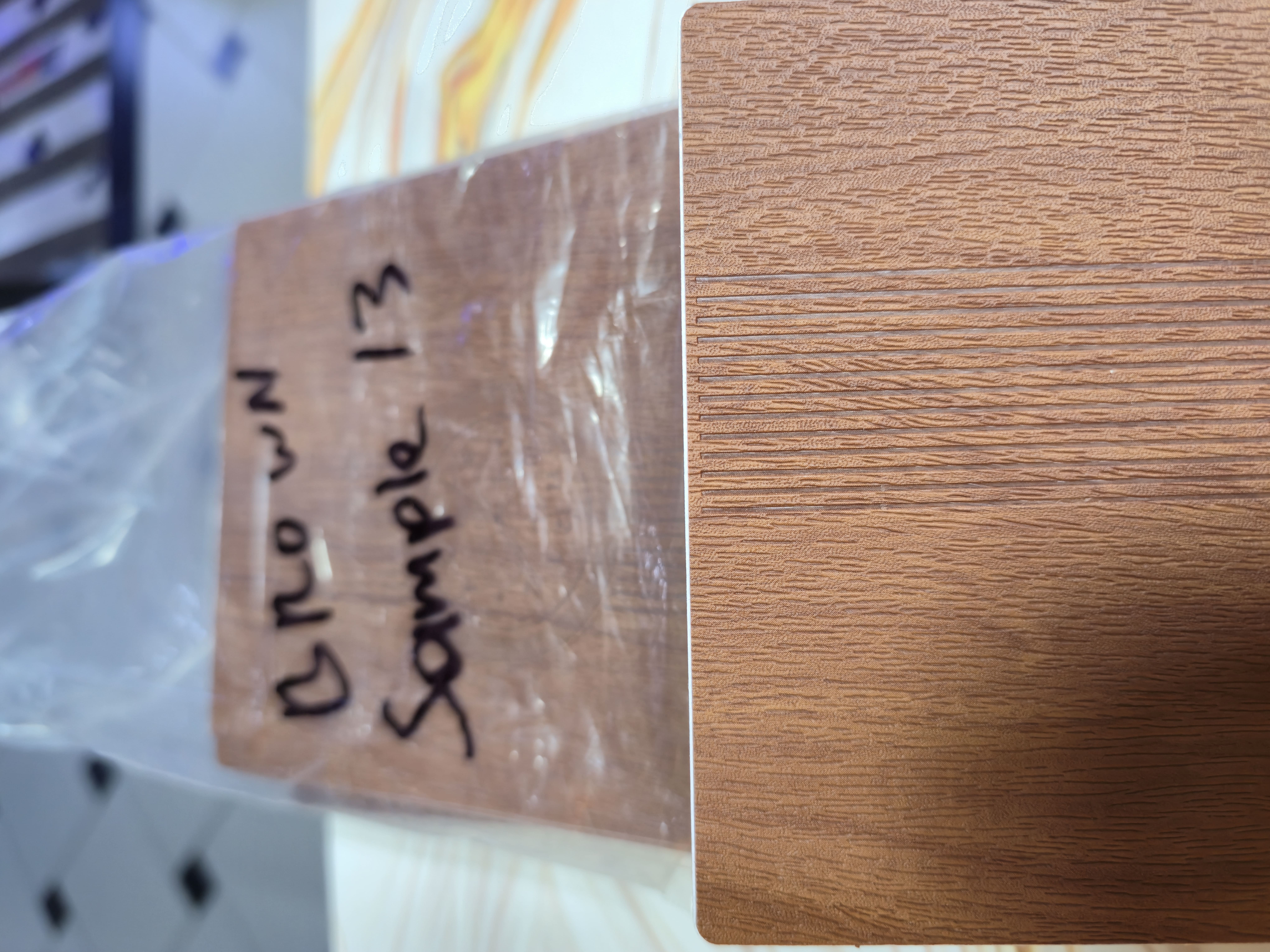 Brown Phone Sticker - Sample 8